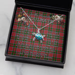 Sea Turtle Necklace To My Beautiful Soulmate Necklace In Your Eyes I Have Found My Home Clan Blackford Tartan Blue Turtle Necklace