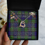 To My Beautiful Soulmate Necklace In Your Eyes I Have Found My Home Clan Newman Tartan Forever Love Necklace
