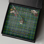 To My Beautiful Soulmate Necklace In Your Eyes I Have Found My Home Clan Cranstoun Tartan Crown Pendant Necklace