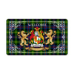 Doormat - Tartan Door Mat The Family Farquharson Modern Welcome Mat, Plaid Doormat Scottish