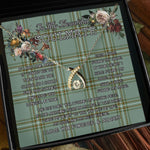 To My Beautiful Soulmate Necklace In Your Eyes I Have Found My Home Clan Kelly Tartan Wishbone Dancing Necklace