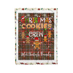 Personalized Gift Tartan Plaid Blanket Clan MacKintosh Weathered With Christmas Cookie Baking Crew Christmas Gift Blanket, Plaid Blanket, Christmas Fleece Blanket, Christmas Blanket, Tartan Blanket, Scottish Blanket, Scotland Blanket, Family Name Blanket, Custom Blanket, Personalized Blanket