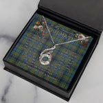 To My Beautiful Soulmate Necklace In Your Eyes I Have Found My Home Clan Gillies Tartan Rising Phoenix Necklace