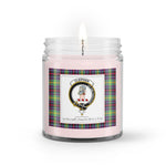 Soy Wax Candle - Buffalo Plaid Candle Clan Crest Badge Clephane Tartan Plaid Soy Wax Candle, oil candle, candle handmade, wax candle, soy wax, nature wax, natural soy wax, natural soy candles, natural candle