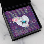 Sea Turtle Necklace Gift for My Beautiful Girlfriend Valentines Necklace Clan Pride Of Glencoe Tartan Blue Turtle Necklace