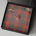 To My Beautiful Soulmate Necklace In Your Eyes I Have Found My Home Clan MacNab Ancient Tartan Crown Pendant Necklace
