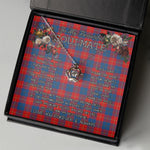 To My Beautiful Soulmate Necklace In Your Eyes I Have Found My Home Clan McKerrell Red Tartan Crown Pendant Necklace