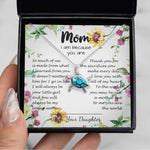 Opal Turtle Necklace - To My Mom Neckalce - Thank You For Sacrifices You Make Every Day Mother's Day Gift