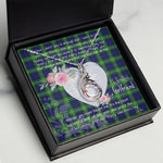 Rising Phoenix Necklace - Valentine Necklace Clan Bannerman Tartan Gift for Girlfriend, Gift for My Wife Rising Phoenix Necklace