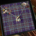 To My Beautiful Soulmate Necklace In Your Eyes I Have Found My Home Clan RCAF Tartan Wishbone Dancing Necklace