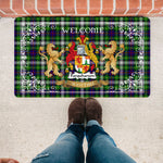 Doormat - Tartan Door Mat The Family Farquharson Welcome Mat, Plaid Doormat Scottish