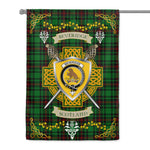 House Flag - Beveridge Irish Shield Celtic Cross Tartan Garden Flag St Patrick's Day Garden Flag