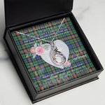 Rising Phoenix Necklace - Valentine Necklace Clan Allison Tartan Gift for Girlfriend, Gift for My Wife Rising Phoenix Necklace