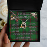 To My Beautiful Soulmate Necklace In Your Eyes I Have Found My Home Clan Fife Tartan Forever Love Necklace