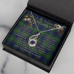 To My Beautiful Soulmate Necklace In Your Eyes I Have Found My Home Clan Oliphant Tartan Rising Phoenix Necklace