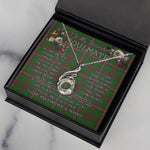 To My Beautiful Soulmate Necklace In Your Eyes I Have Found My Home Clan MacKinnon Hunting Modern Tartan Rising Phoenix Necklace