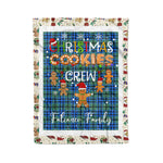 Products Personalized Gift Tartan Plaid Blanket Clan Falconer With Christmas Cookie Baking Crew Christmas Gift Blanket, Plaid Blanket, Christmas Fleece Blanket, Christmas Blanket, Tartan Blanket, Scottish Blanket, Scotland Blanket, Family Name Blanket, Custom Blanket, Personalized Blanket