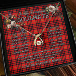 To My Beautiful Soulmate Necklace In Your Eyes I Have Found My Home Clan MacIan Tartan Wishbone Dancing Necklace