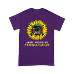Scotstee Shop - Sunflower Veteran Father Veteran Army American Shirts Army Veteran Shirts Army Shirts