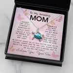 To My Mom Necklace From Son Gift Ideas For Mother's Day Sea Turtle Necklace