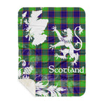 Sherpa Blanket - Tartan Blanket Thistle and Lion Scottish Clan Colville Plaid Blanket, plaid sherpa blanket queen,purple sherpa blanket,queen sherpa blanket,queen size sherpa blanket,red sherpa blanket,scottish tartan blankets,sherpa blanket,sherpa christmas blanket