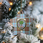 Scotstee Shop - Scotstee Shop Ornament The Anderson Ancient Clan Tartan Crest Star Ceramic Ornament Christmas Gift