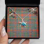 Sea Turtle Necklace To My Beautiful Soulmate Necklace In Your Eyes I Have Found My Home Clan MacKintosh Ancient Tartan Blue Turtle Necklace, Valentine Necklace Gift for Girlfriend Clan Mitchell Ancient Tartan Sunflower Pendant Necklace, Scottish Tartan Jewelry, valentine necklace, necklace girlfriend, necklace for wife, cute necklaces for girlfriend, jewelry for girlfriend, to my soulmate necklace, to my future wife necklace