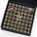 To My Beautiful Soulmate Necklace In Your Eyes I Have Found My Home Clan Dunlop Hunting Tartan Cross Dancing Necklace