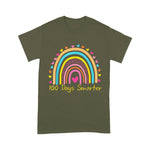 100th Day Of School Teacher 100 Days Smarter Rainbow Back To School Shirt Back To School Gifts - Scotstee Shop