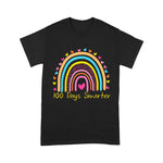 100th Day Of School Teacher 100 Days Smarter Rainbow Back To School Shirt Back To School Gifts - Scotstee Shop