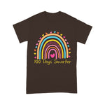 100th Day Of School Teacher 100 Days Smarter Rainbow Back To School Shirt Back To School Gifts - Scotstee Shop