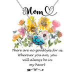 Opal Turtle Necklace - Mother Necklace - You Will Always Be In My Heart - Mother's Day Necklace