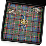 To My Beautiful Soulmate Sunflower Necklace In Your Eyes I Have Found My Home Clan Stirling Tartan Jewelry For Girlfriend, Tartan Sunflower Pendant Necklace, Scottish Tartan Jewelry, valentine necklace, necklace girlfriend, necklace for wife, cute necklaces for girlfriend, jewelry for girlfriend, to my soulmate necklace, to my future wife necklace