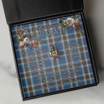 To My Beautiful Soulmate Necklace In Your Eyes I Have Found My Home Clan Thomson Blue Tartan Crown Pendant Necklace