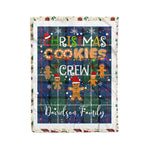 Personalized Gift Tartan Plaid Blanket Clan Davidson Of Tulloch With Christmas Cookie Baking Crew Christmas Gift Blanket, Plaid Blanket, Christmas Fleece Blanket, Christmas Blanket, Tartan Blanket, Scottish Blanket, Scotland Blanket, Family Name Blanket, Custom Blanket, Personalized Blanket