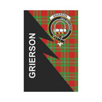 Scotstee Shop Grierson Tartan Garden Flag - Flash Style