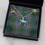 Sea Turtle Necklace To My Beautiful Soulmate Necklace In Your Eyes I Have Found My Home Clan Wishart Hunting Tartan Blue Turtle Necklace