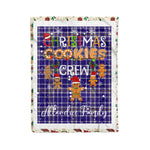 Personalized Gift Tartan Plaid Blanket Clan Allardice With Christmas Cookie Baking Crew Christmas Gift Blanket, Plaid Blanket, Christmas Fleece Blanket, Christmas Blanket, Tartan Blanket, Scottish Blanket, Scotland Blanket, Family Name Blanket, Custom Blanket, Personalized Blanket