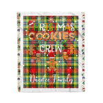 Products Personalized Gift Tartan Plaid Blanket Clan Dundee With Christmas Cookie Baking Crew Christmas Gift Blanket, Plaid Blanket, Christmas Fleece Blanket, Christmas Blanket, Tartan Blanket, Scottish Blanket, Scotland Blanket, Family Name Blanket, Custom Blanket, Personalized Blanket