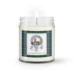 Soy Wax Candle - Buffalo Plaid Candle Clan Badge Blair Modern Tartan Plaid Soy Wax Candle, oil candle, candle handmade, wax candle, soy wax, nature wax, natural soy wax, natural soy candles, natural candle
