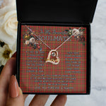 To My Beautiful Soulmate Necklace In Your Eyes I Have Found My Home Clan Hepburn Modern Tartan Forever Love Necklace