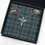 To My Beautiful Soulmate Necklace In Your Eyes I Have Found My Home Clan Cockburn Tartan Cross Dancing Necklace