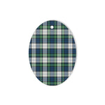 Gordon Dress Ancient Tartan Oval Ornaments, Christmas Tree Ornament, Plaid Christmas Ornaments, Ceramic Oval Christmas Tree Decoration, Tartan Oval Ornaments, Christmas Tree Ornament, Plaid Christmas Ornaments, Ceramic Oval Christmas Tree Decoration