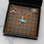 Sea Turtle Necklace To My Beautiful Soulmate Necklace In Your Eyes I Have Found My Home Clan Grant of Edinchat Tartan Blue Turtle Necklace