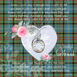 Rising Phoenix Necklace - Valentine Necklace Clan Cathcart Tartan Gift for Girlfriend, Gift for My Wife Rising Phoenix Necklace