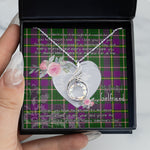Rising Phoenix Necklace - Valentine Necklace Clan Taylor Tartan Gift for Girlfriend, Gift for My Wife Rising Phoenix Necklace