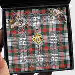 To My Beautiful Soulmate Sunflower Necklace In Your Eyes I Have Found My Home Clan MacDuff Dress Modern Tartan Jewelry For Girlfriend