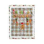 Personalized Gift Tartan Plaid Blanket Clan Grant of Auchnarrow With Christmas Cookie Baking Crew Christmas Gift Blanket, Plaid Blanket, Christmas Fleece Blanket, Christmas Blanket, Tartan Blanket, Scottish Blanket, Scotland Blanket, Family Name Blanket, Custom Blanket, Personalized Blanket