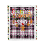 Personalized Gift Tartan Plaid Blanket Clan MacPherson Hunting Modern With Christmas Cookie Baking Crew Christmas Gift Blanket, Plaid Blanket, Christmas Fleece Blanket, Christmas Blanket, Tartan Blanket, Scottish Blanket, Scotland Blanket, Family Name Blanket, Custom Blanket, Personalized Blanket