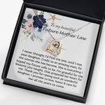 Love Dancing Necklace - Mother-In-Law Necklace, Necklace Gift For Future Mother-In-Law From Future Son-In-Law, To My Future Mother-In-Law